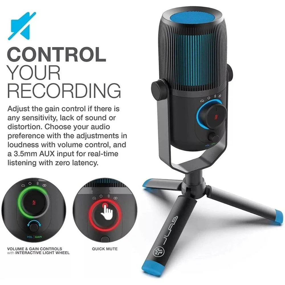 JLab - JBuds Talk USB Microphone - MJBUDSTALKRBLK4